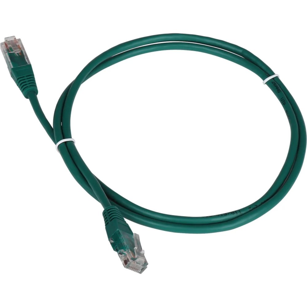 Патч-корд TWT TWT-45-45-0.15-GN UTP кат.5e, 0.15 м, зеленый