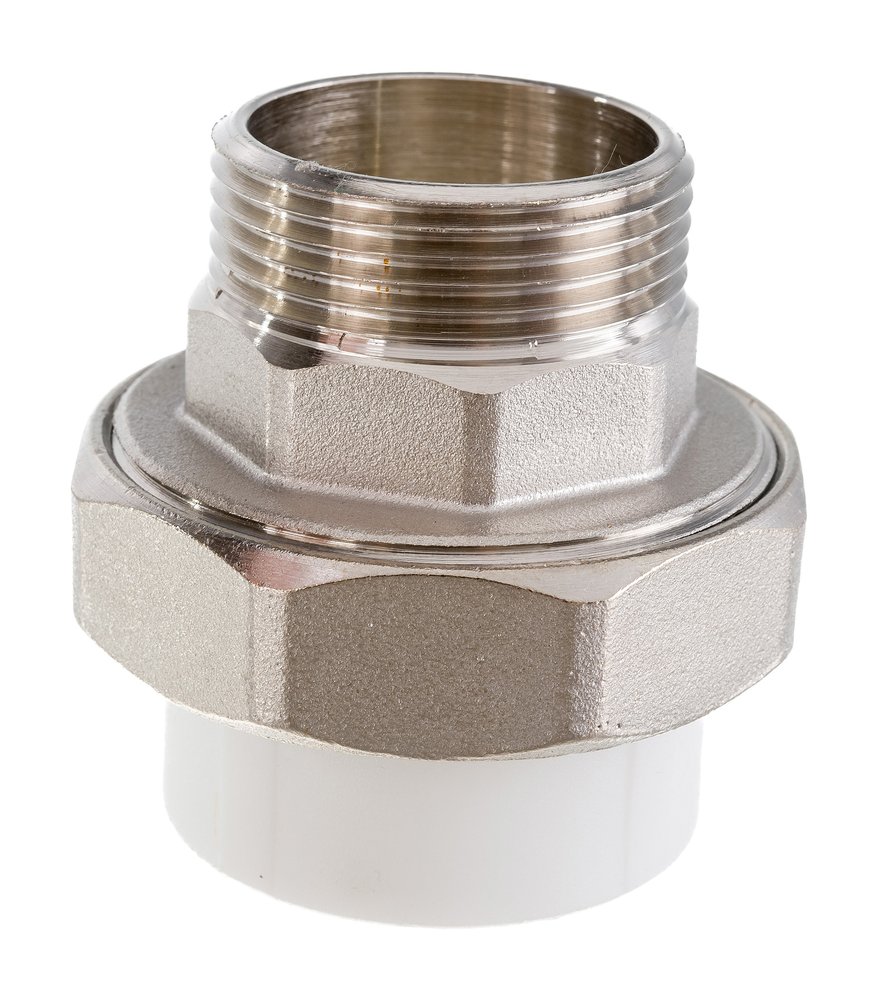 Комбинированная муфта VALFEX PP-R белая, разъем 40х1 1/4 дюйма НР 10156032 127-0229
