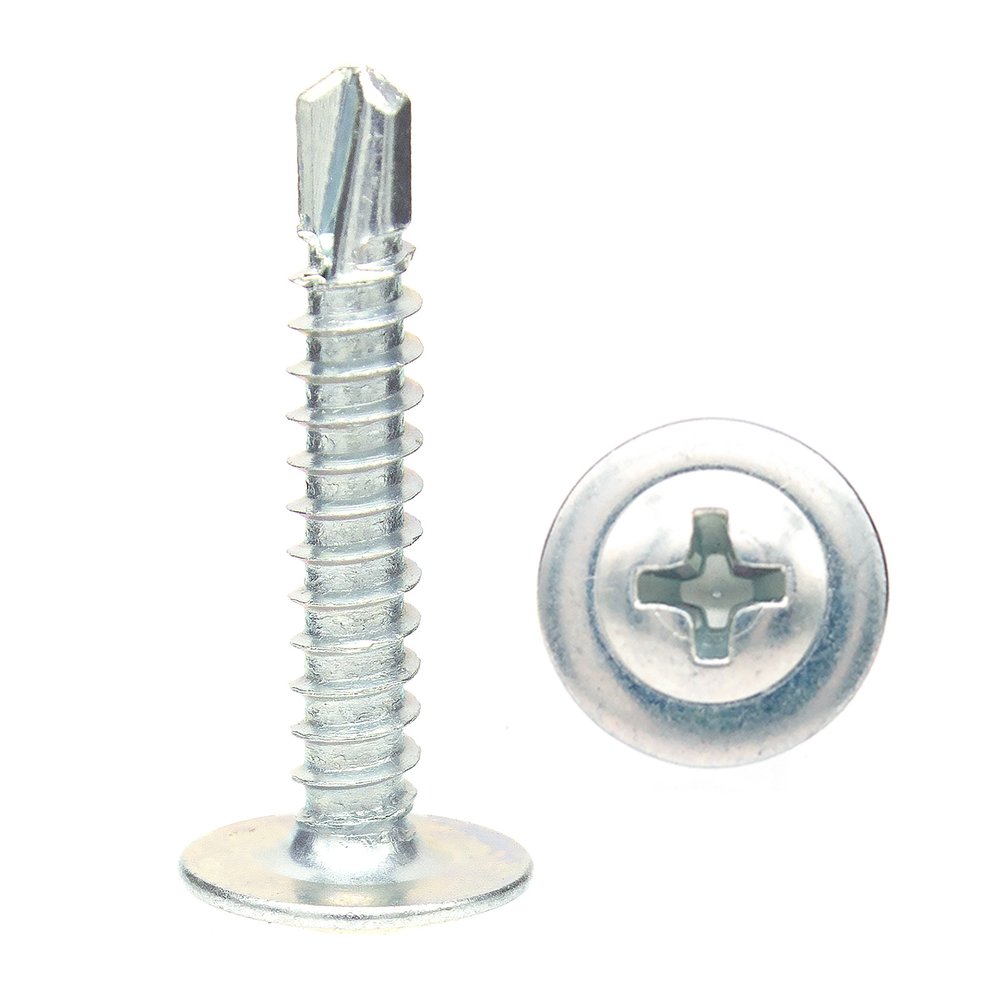 Саморез с прессшайбой BOWT сверло, 4,2x25, 100 шт. P02363