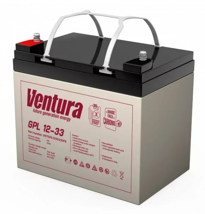 Аккумуляторная батарея 12 В, 34 Ач Ventura GPL 12-33