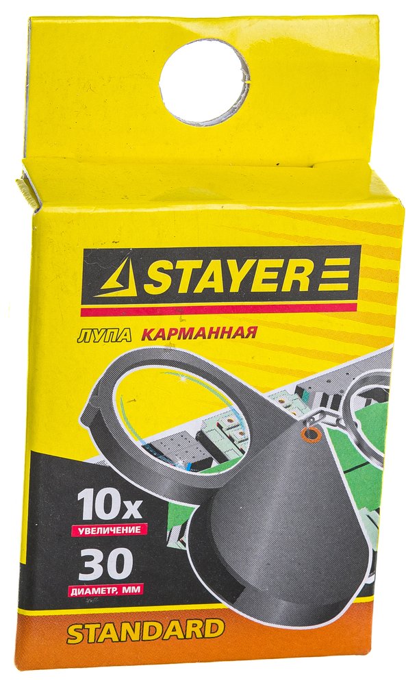 Карманная лупа 30 мм STAYER STANDARD 40521-30