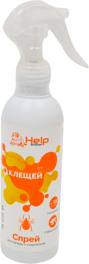 Инсектицидный спрей от клещей HELP 200 мл 80225