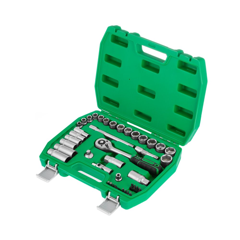 Набор инструментов INTERTOOL 39 ед, 3/8' Cr-V ET-6039SP