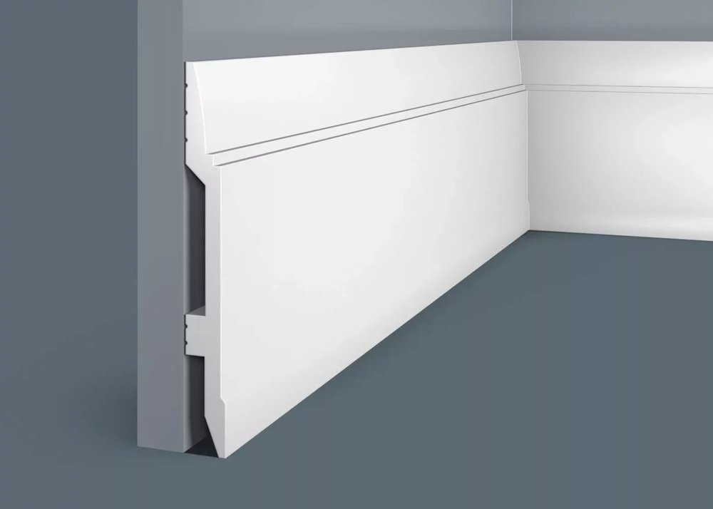 Плинтус Cosca decor PX007 150x17 мм, 2000 мм, экополимер СПБ095886