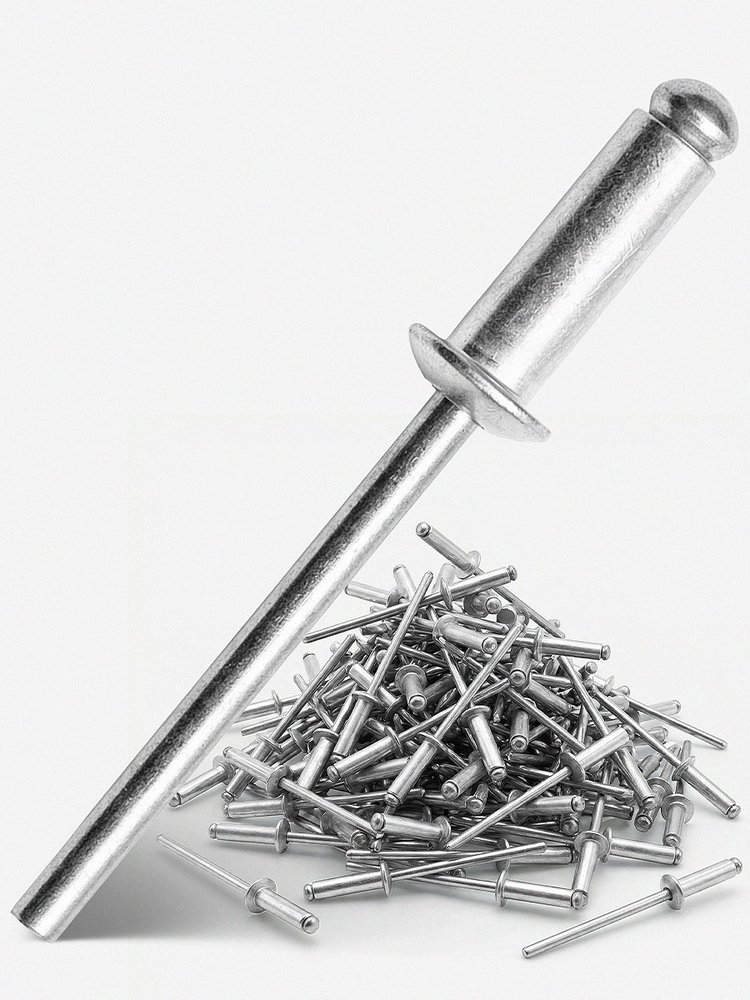 Заклепки алюминиевые Kubis 4.8x14 мм (толщина 7-9 мм), 50 шт. 01-04-4814