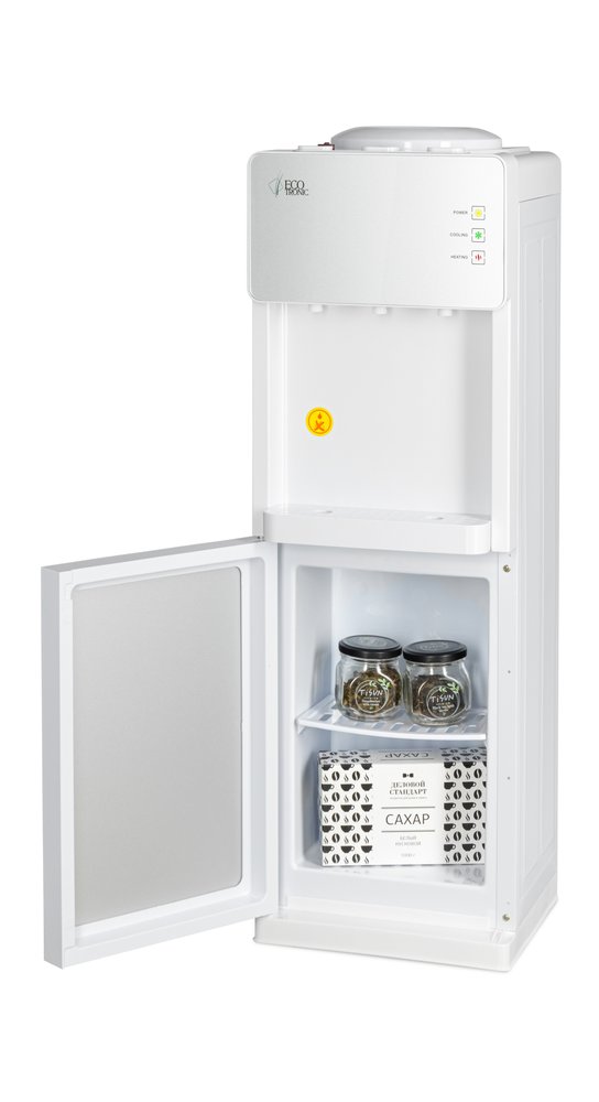 Кулер напольный ECOTRONIC K23-LCE XS white-silver 12619