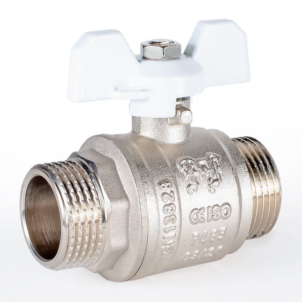 Шаровой кран PROFACTOR PF STANDARD ручка бабочка, н/н 1 дюйм PF FBV 308