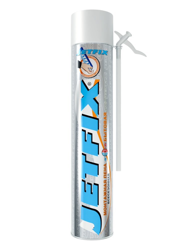 Монтажная бытовая всесезонная пена JETFIX 750мл  10031