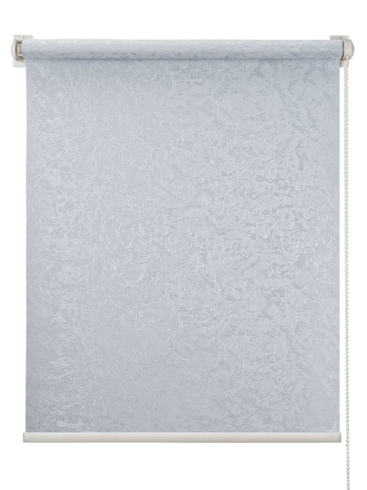 Рулонная штора ПраймДекор Фрост серо-голубой, 83x170 см 44083133
