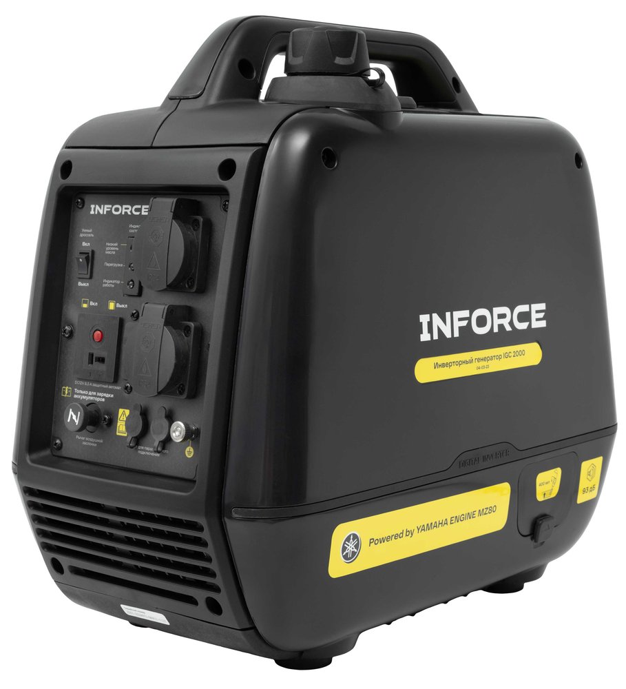 Инверторный генератор Inforce (Yamaha Engine, 2 кВт, USB, тихий) IGC 2000 04-03-23