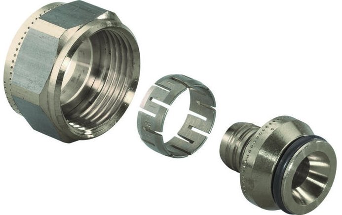 Зажимной адаптер из покрытой латуни UPONOR FLEX-X PE-X 20X1,9/2,0-3/4'ВР евроконус '10Ф UP 1057442