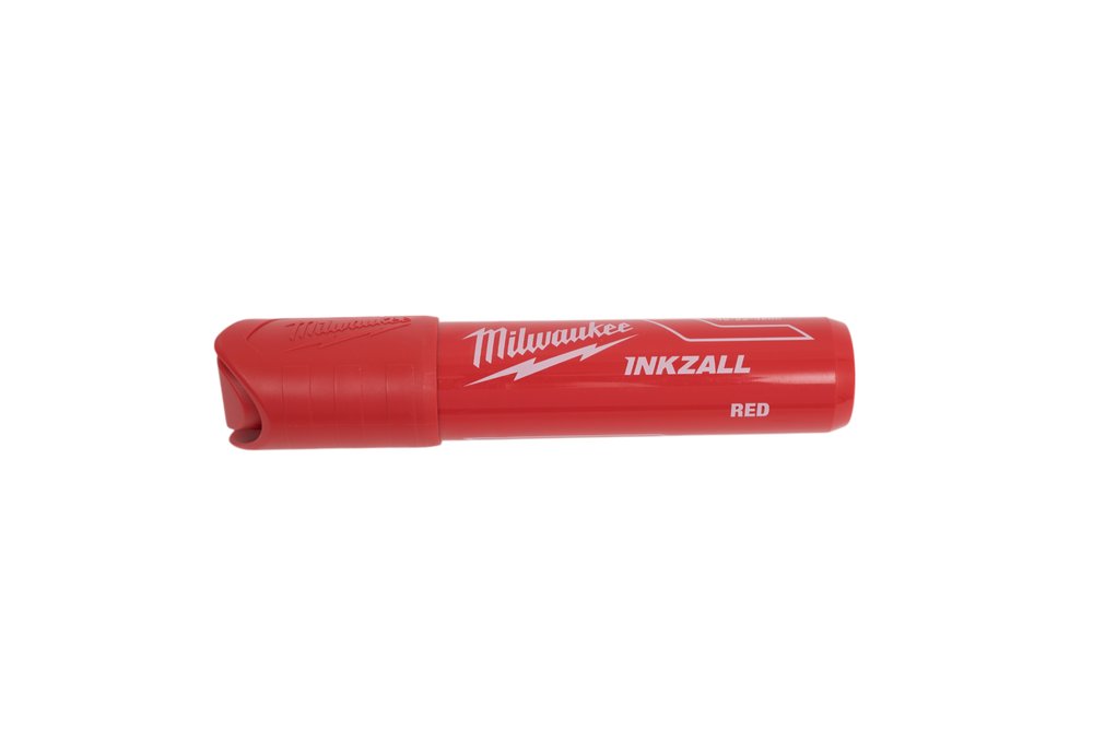 Супер-большой XL красный маркер для стройплощадки Milwaukee INKZALL 4932471560
