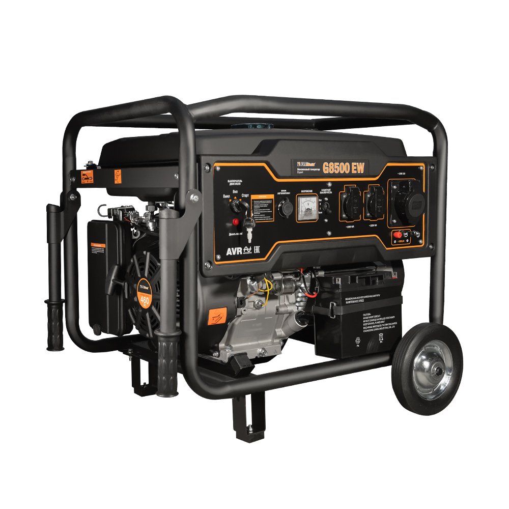 Бензиновый генератор FOXWELD Expert G8500 EW в комплекте с блоком автоматики 8221