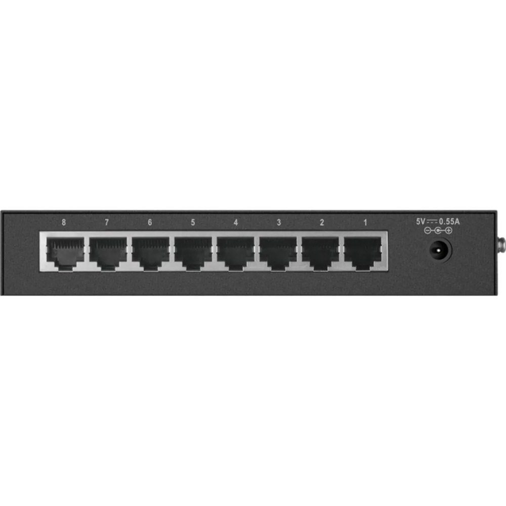 Коммутатор D-Link DES-1008D/L2B 8 портов 10/100Base-TX неуправляемый