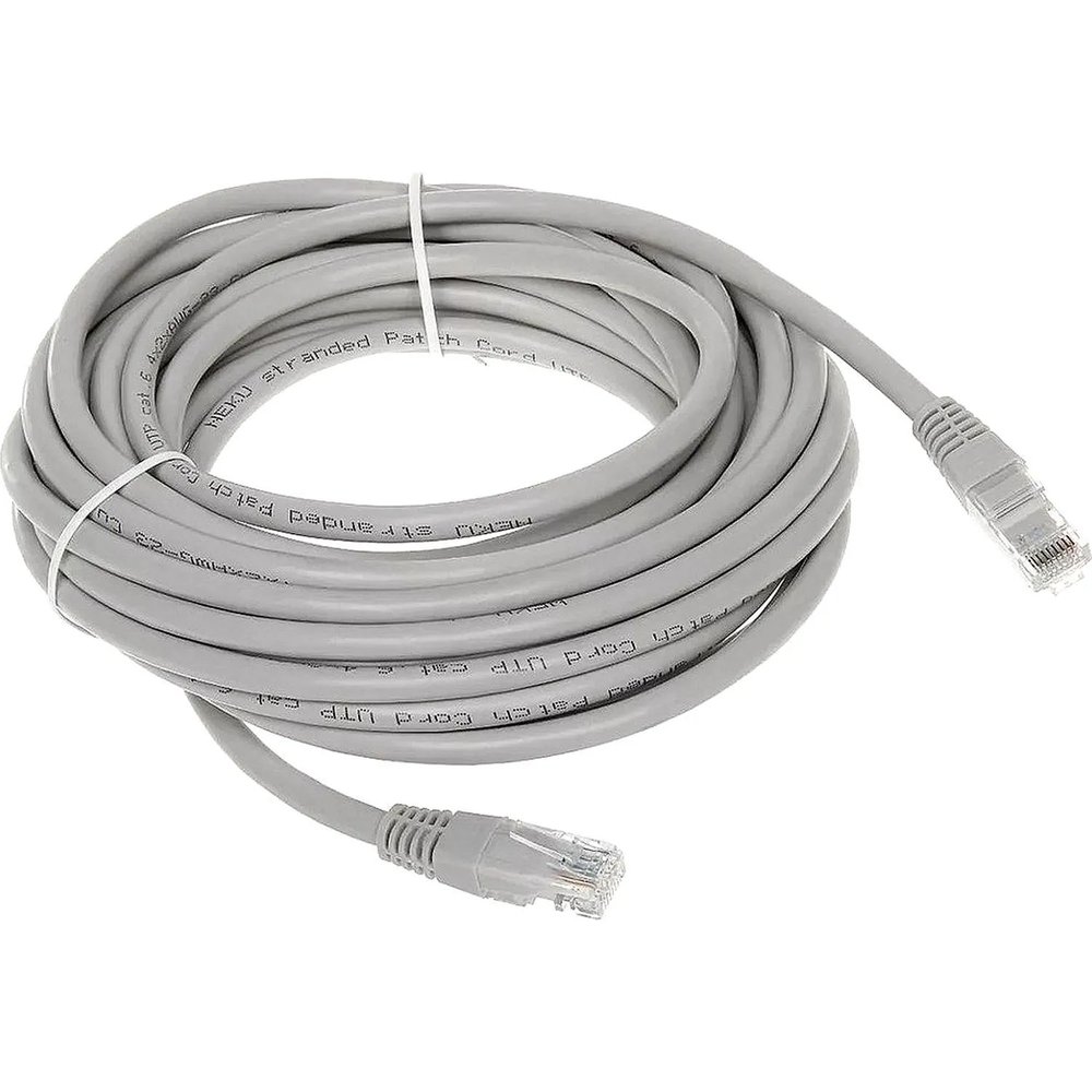 Патч-корд ExeGate UTP-RJ45-RJ45-5e-5M-GY, cat.5e, 5м, серый <,EX138964RUS