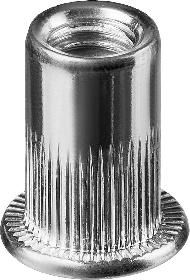 Стальные резьбовые заклепки с насечками KRAFTOOL Nut-S М6, 500 шт. 311707-06