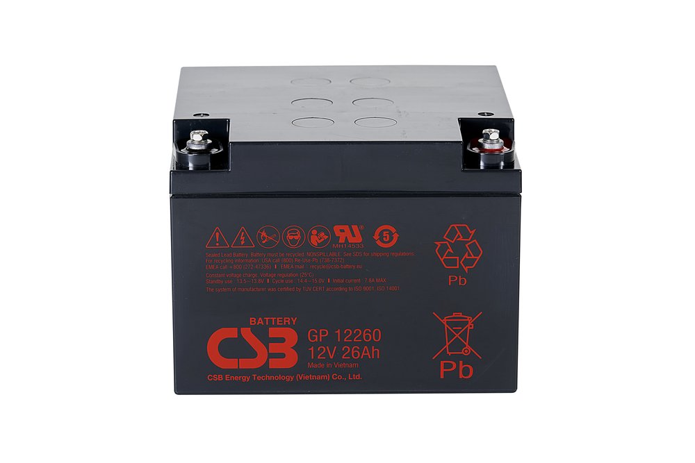 Аккумулятор для ИБП CSB GP12260 I 12В, 26 Ач УТ-00001357