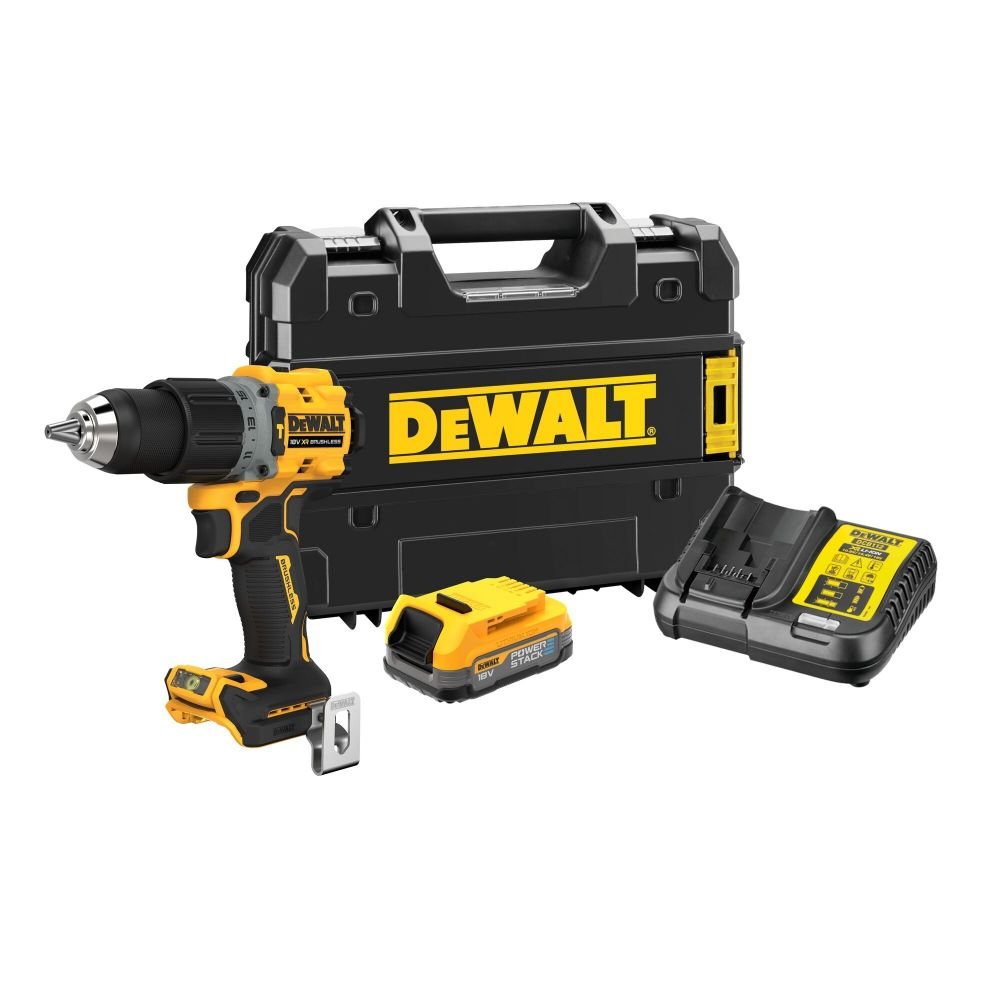 Ударная дрель-шуруповерт Dewalt Powerstack DCD805E1T-QW