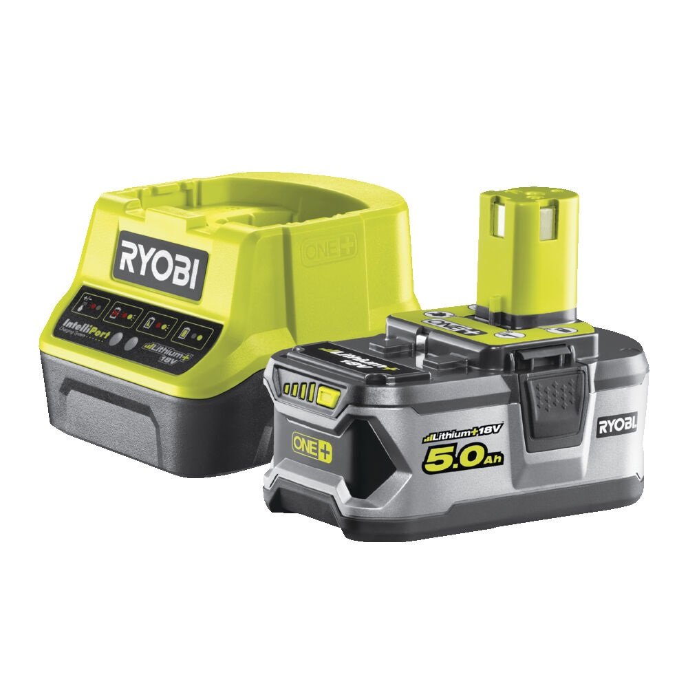 Набор Ryobi ONE+ RC18120-150 5133003366 аккумулятор (18 В, 5.0 А*ч, Li-Ion) и зарядное устройство RC18120