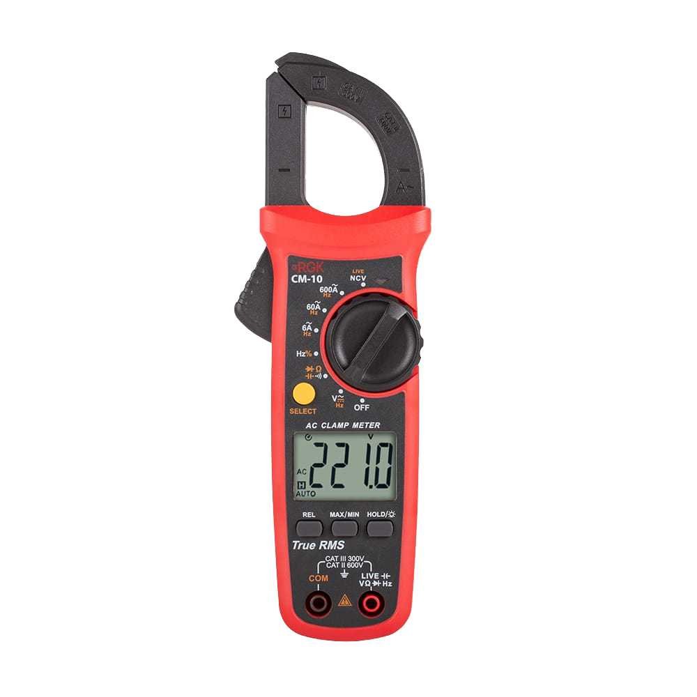 Токоизмерительные клещи c поверкой RGK CM-10 779678
