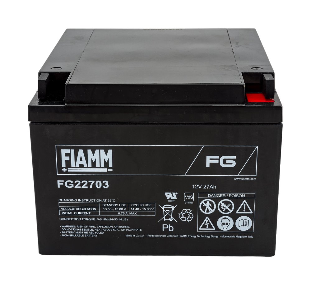 Аккумуляторная батарея 12В, 27 А*ч FIAMM FG22703