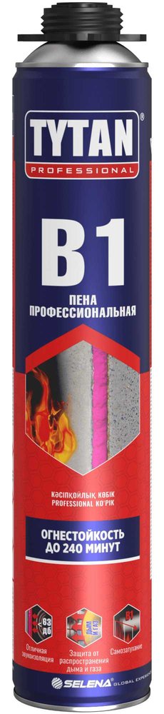 Профессиональная пена TYTAN PROFESSIONAL В1 огнеупорная 750мл 272081