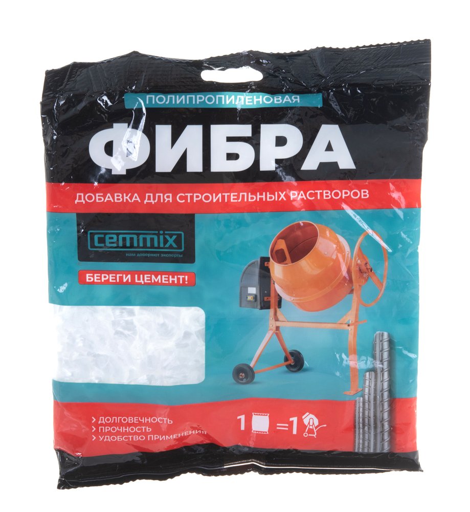 Полипропиленовое армирующее фиброволокно Cemmix Cemfibra 150 г 206777