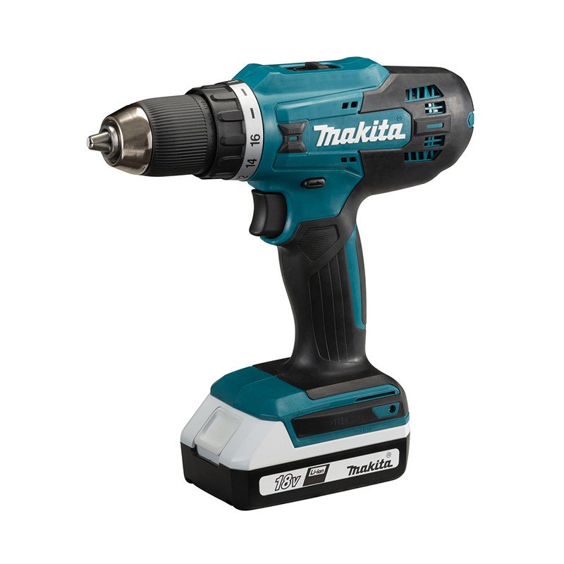 Дрель-шуруповерт Makita аккумулятор G-серия 18 В, 13 мм, 42/24 Нм (2x1,5Ач, з/у) DF488D002