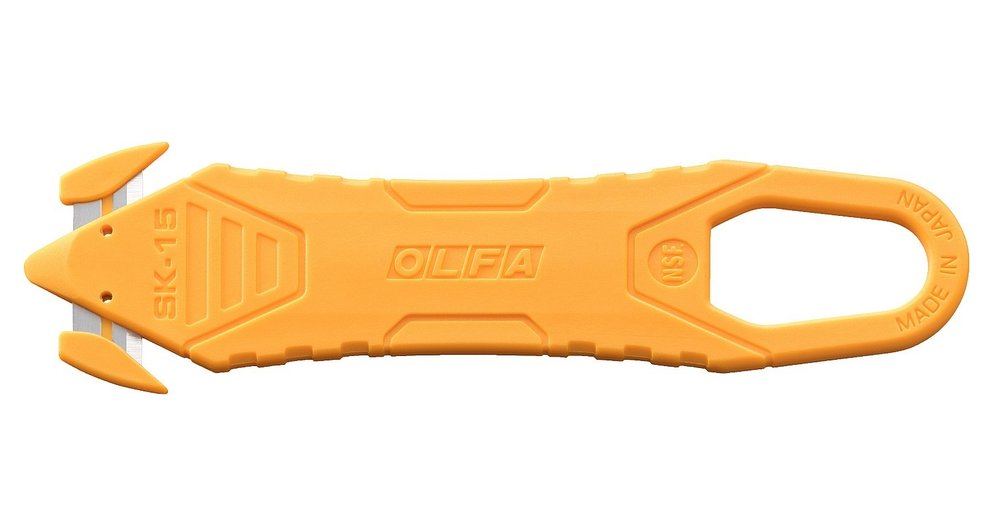 Безопасный нож OLFA для вскрытия коробок OL-SK-15/DSB