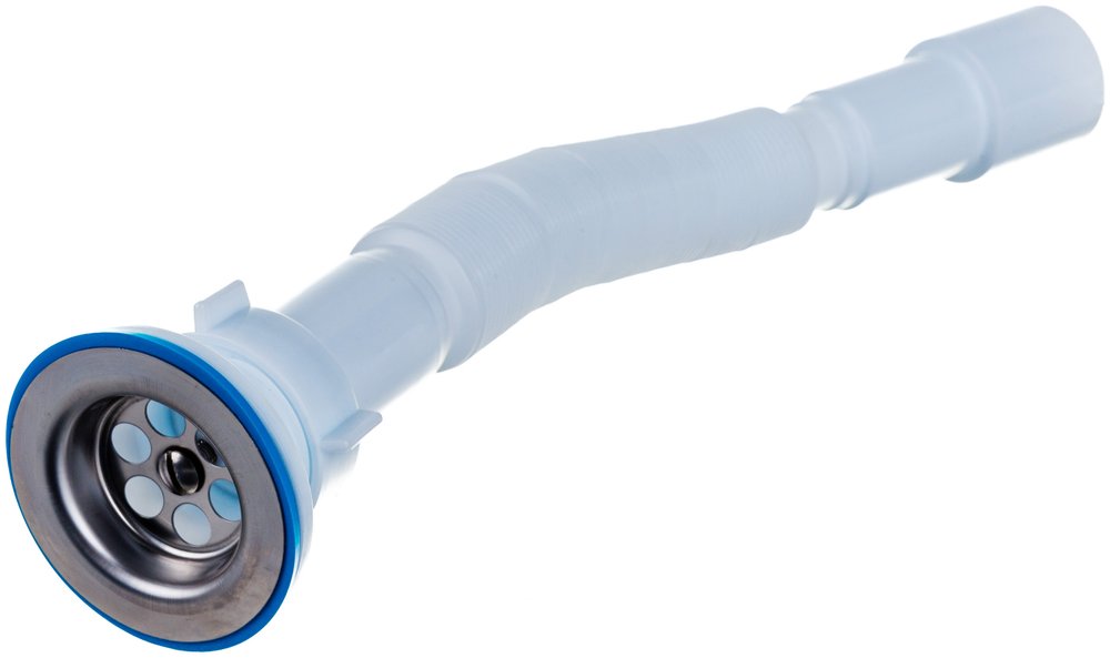 Сифон для мойки Гофра АНИ Пласт, 1 1/2x40/50, нержавеющая сетка G106 025-0300