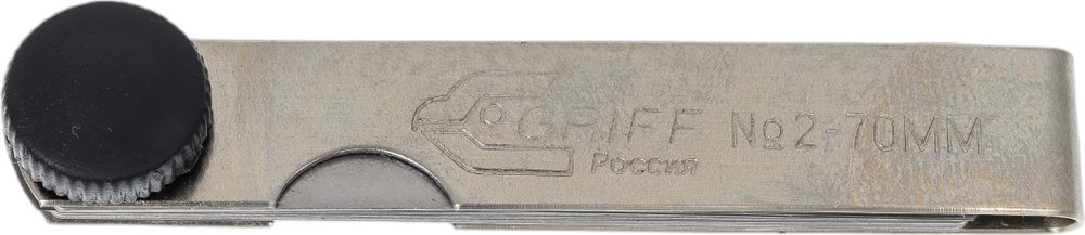 Набор щупов 0.02-0.5 мм, 17 пластин, длина 70 мм GRIFF D127010
