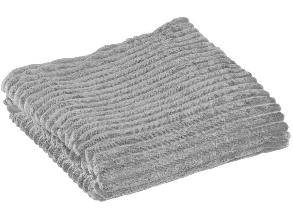Флисовое покрывало PERFECTO LINEA 200x220 см, серое, серия Sleep mood 60-200227