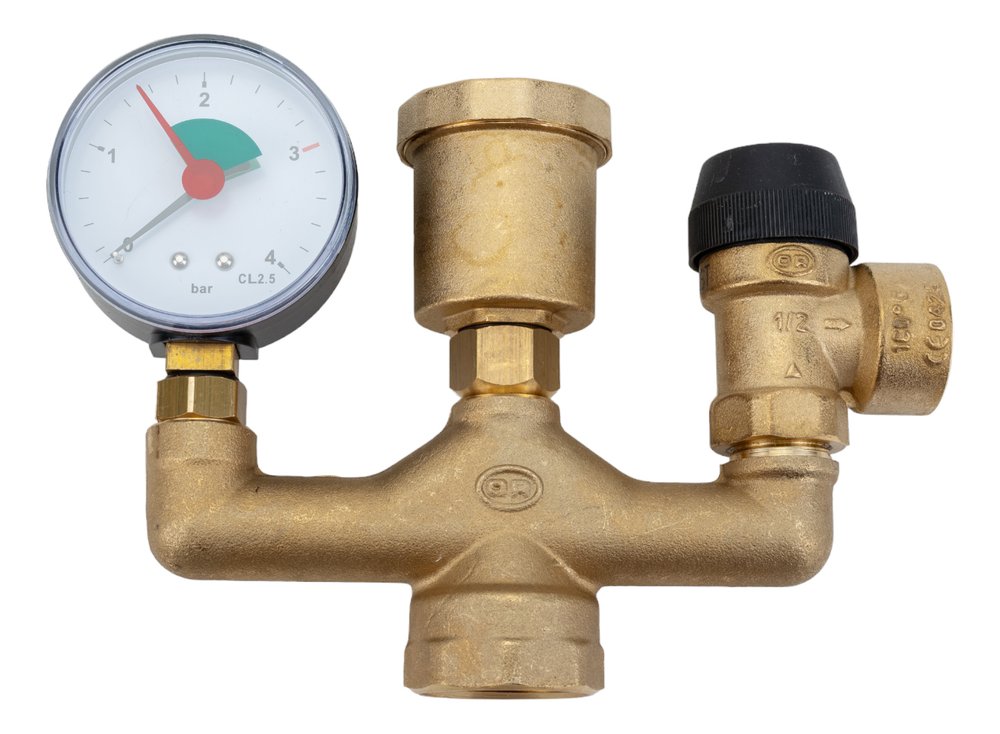 Группа безопасности котла STOUT Svs-0040-0150251' (до 50 квт) (без теплоизоляции) (503.525) RG00919SFUVIBV