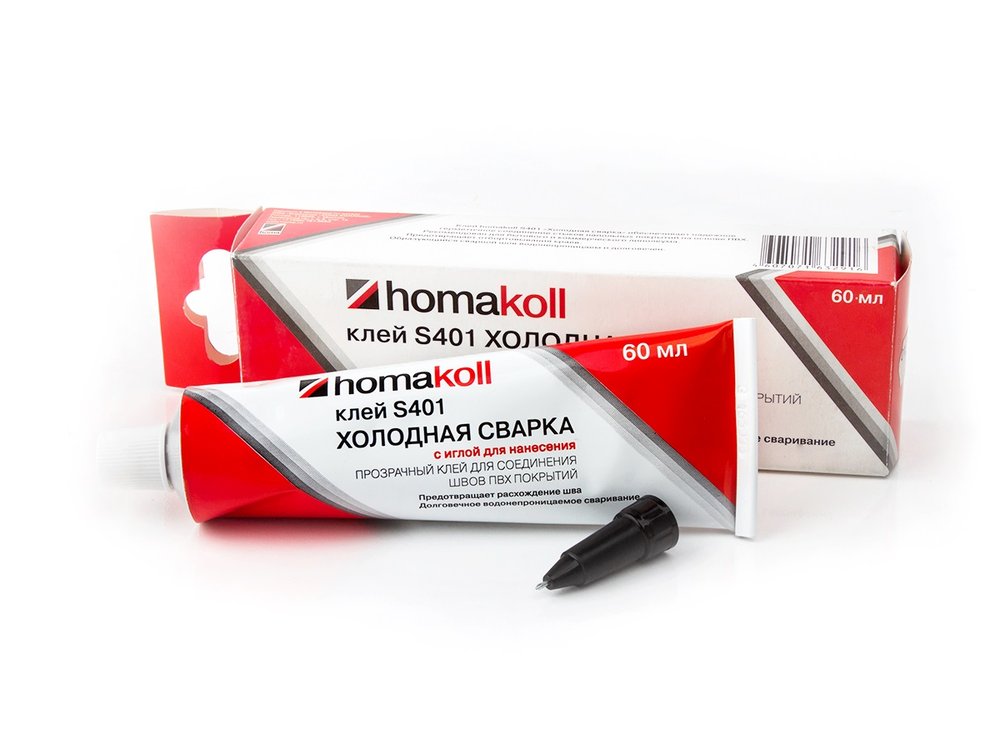 Клей холодная сварка Homakoll S401, морозостойкий, 25-30 п.м., 60 г 19667