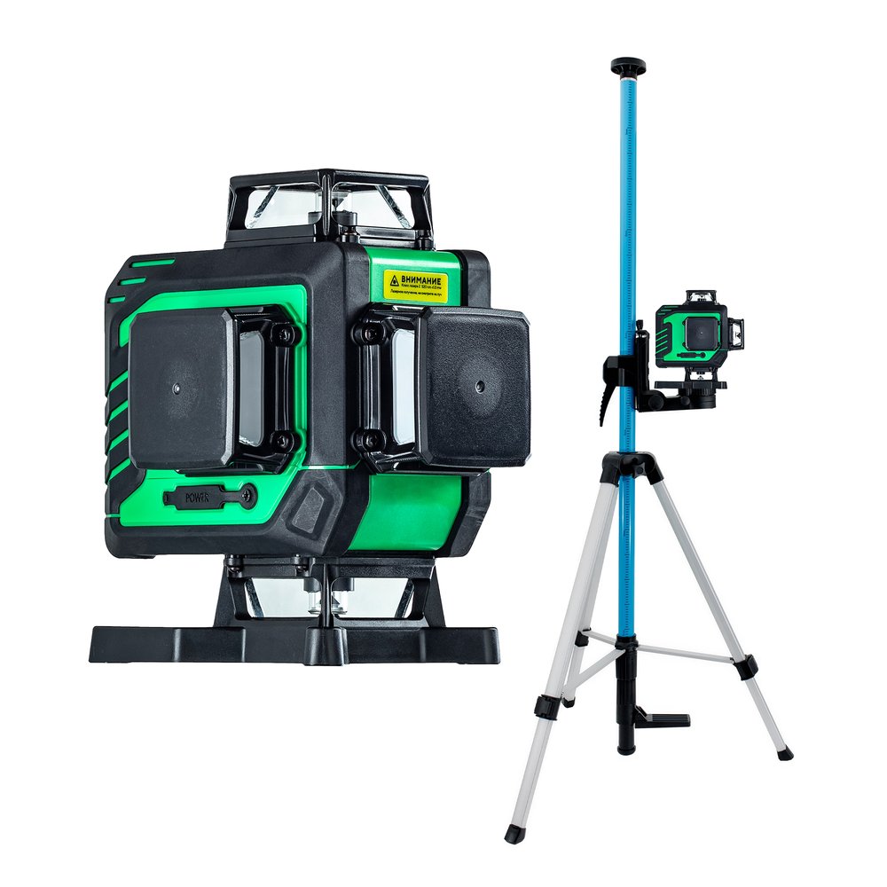 Комплект лазерный уровень INSTRUMAX GL 4-360 BAZA SET + штатив-штанга элевац. lp-300 в комплекте IM0159