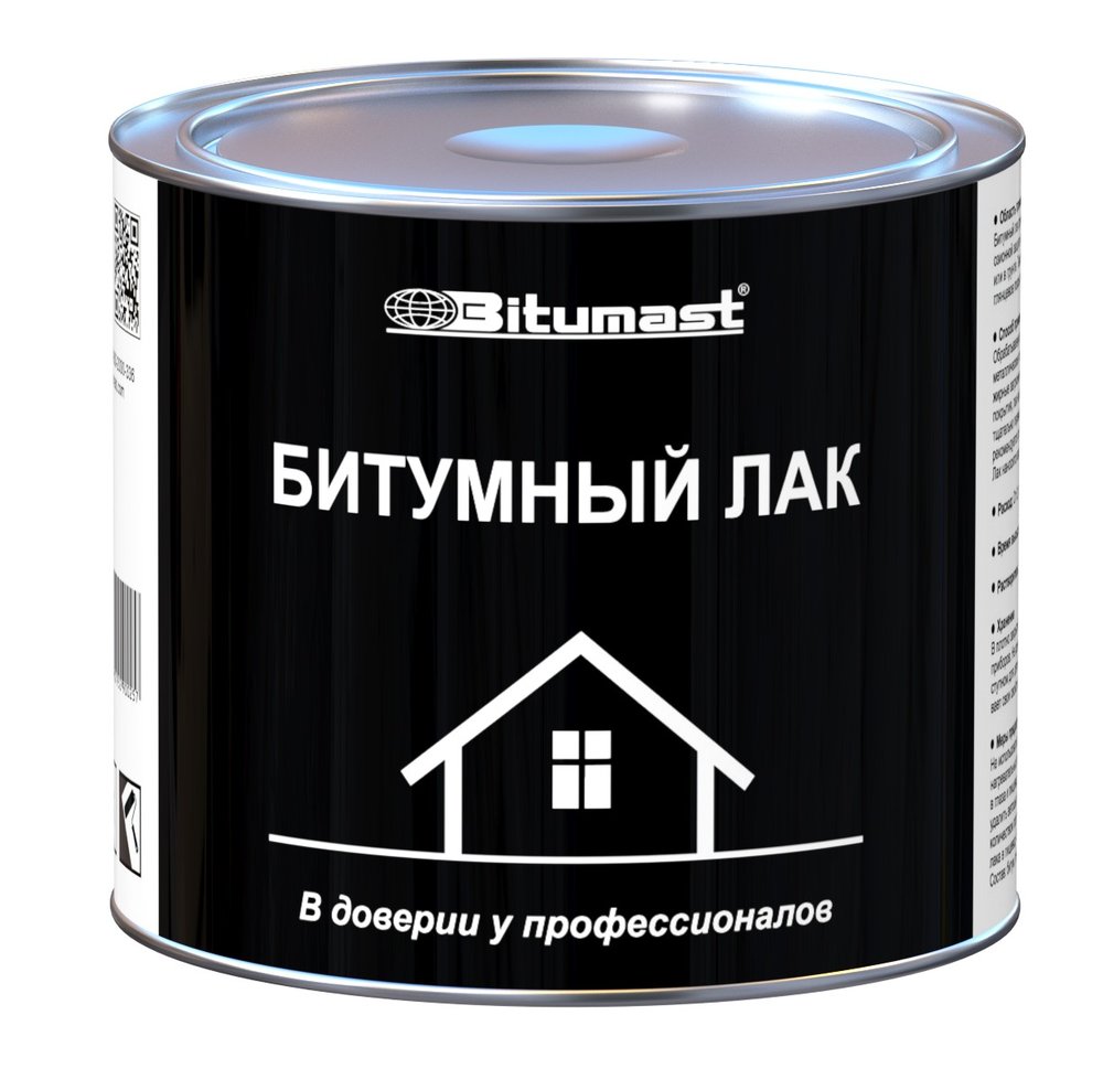 Битумный лак, 2 л Bitumast 4607952900257