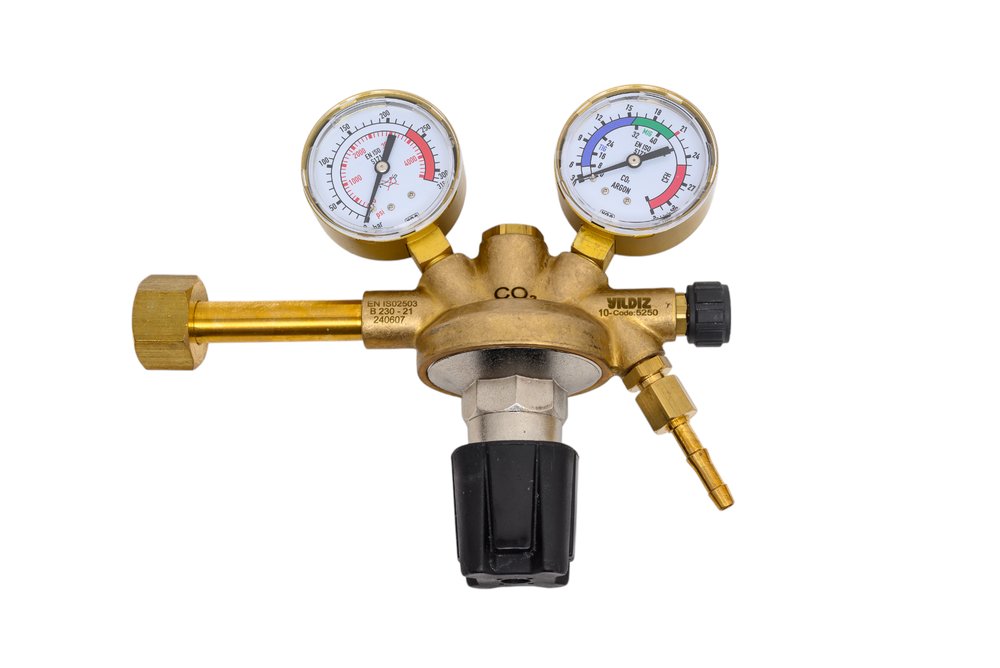 Редуктор углекислотный с дополнительным вентилем (0-21 л/м) GAZ YILDIZ 5250-RU
