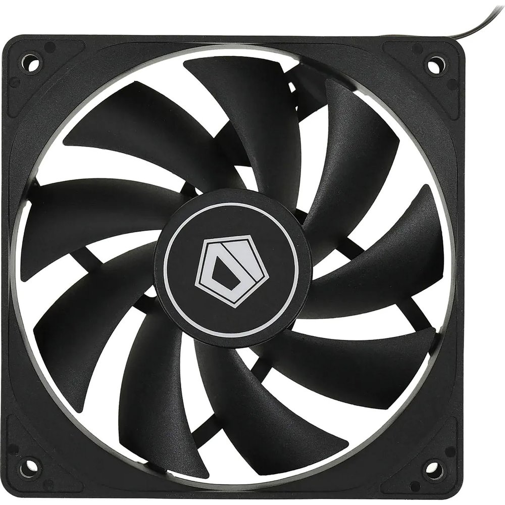 Вентилятор ID-Cooling FL-12025K 120x120mm черный 3-pin 21dB 145gr Ret