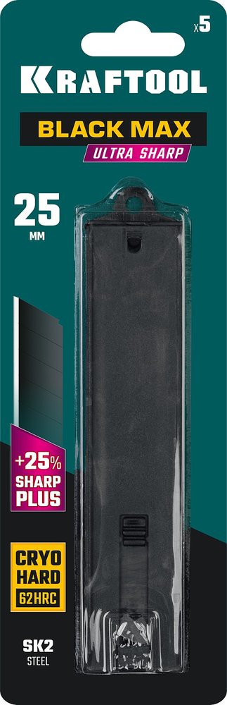 Сегментированные лезвия KRAFTOOL 25 мм, 5 шт 09602-25-S5