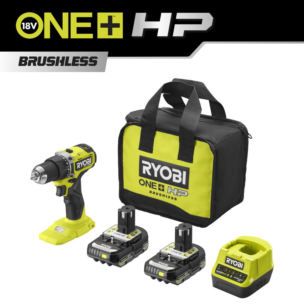 Бесщеточная дрель-шуруповерт Ryobi ONE+ HP RDD18C-220S 5133004980