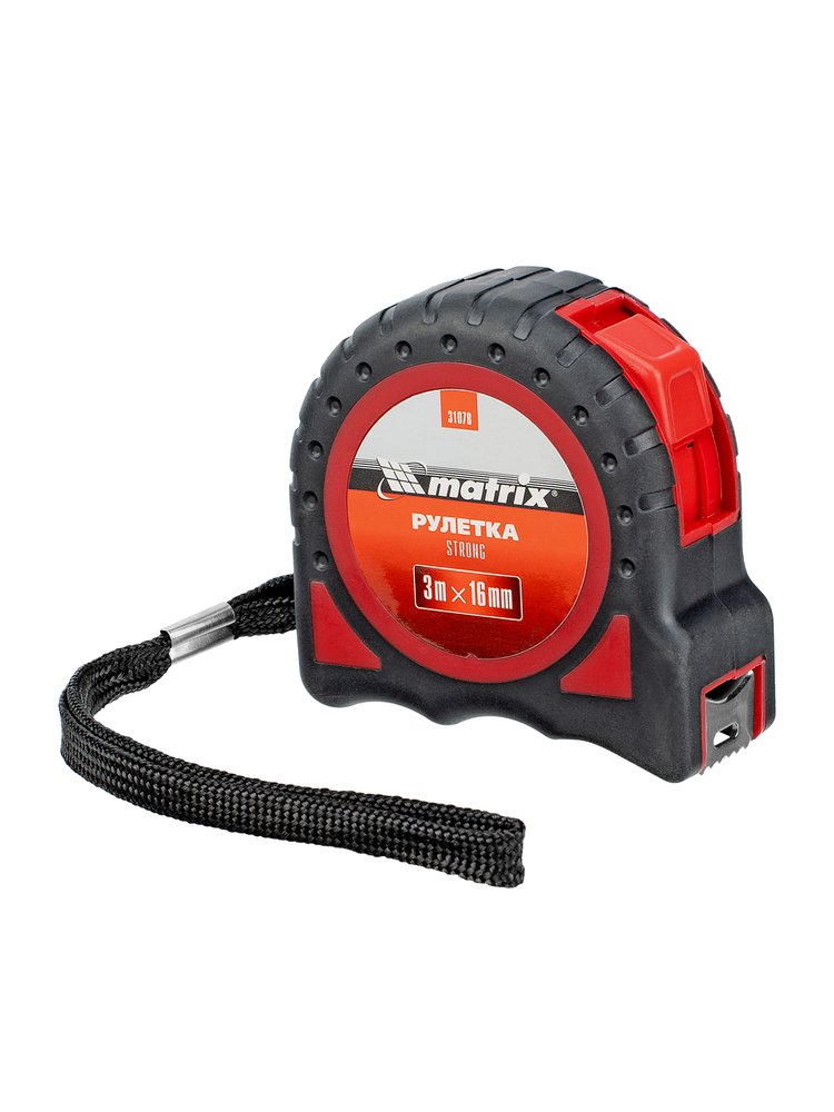 Рулетка Strong, 3 м х 16 мм, MATRIX 31078