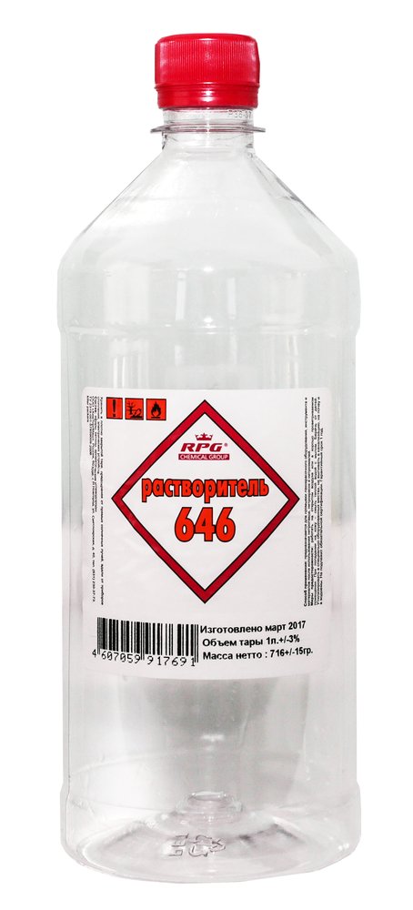 Растворитель RPG 646 ТУ, ПНД 1 л. 4650098651699