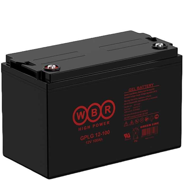 Аккумуляторная батарея гелевая WBR GPLG12-100 12В, 100 Ач УТ-00000376
