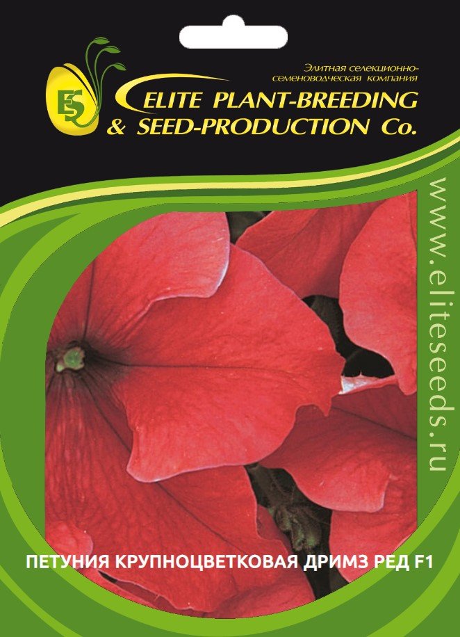 Петуния крупноцвет дримз ред f1 70 шт эс мини ELITE PLANT-BREEDING & SEED PRODUCTION Co. 1999943408