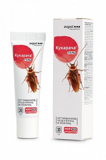 Гель от тараканов и мокриц Avgust Кукарача 30 мл 10948