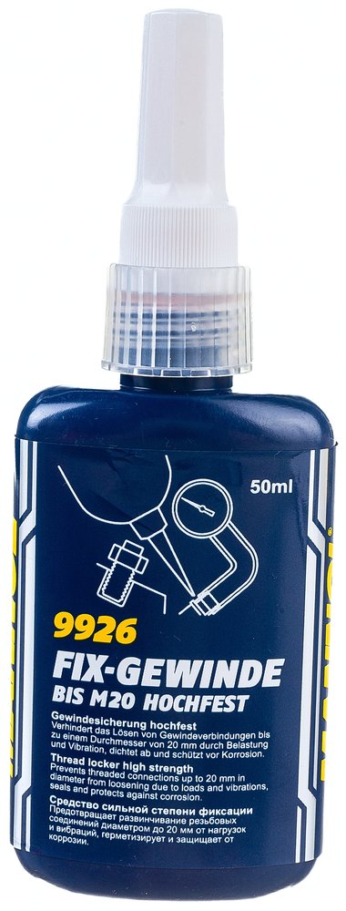 Долговременный фиксатор резьбы MANNOL Fix-Gewinde Hochfest 50 мл 2414