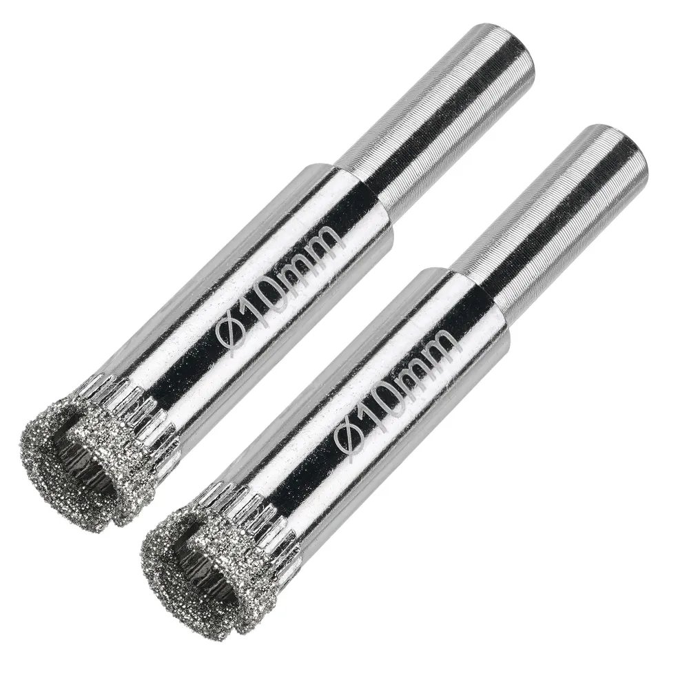 Коронка алмазная по керамограниту и керамике 10 мм / 2 шт. Diamond Industrial DIDCSC010