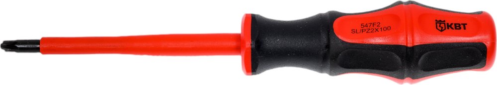 Диэлектрическая отвертка КВТ Профи PZ/FL2x100 79779