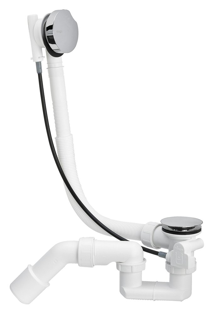 Слив-перелив для ванны Viega Simplex 40/50, полуавтомат, хром 616845 285357 00008822
