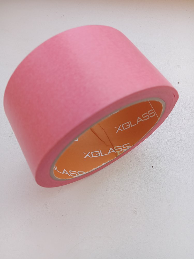 Малярная лента для деликатных поверхностей XGLASS бумага washi, розовая, 48 мм, 25 м 160488